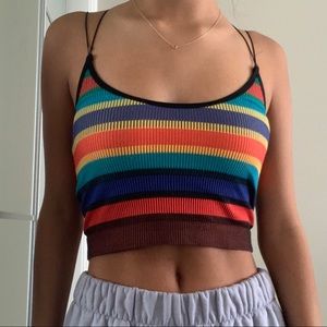 urban outfitters striped cami
